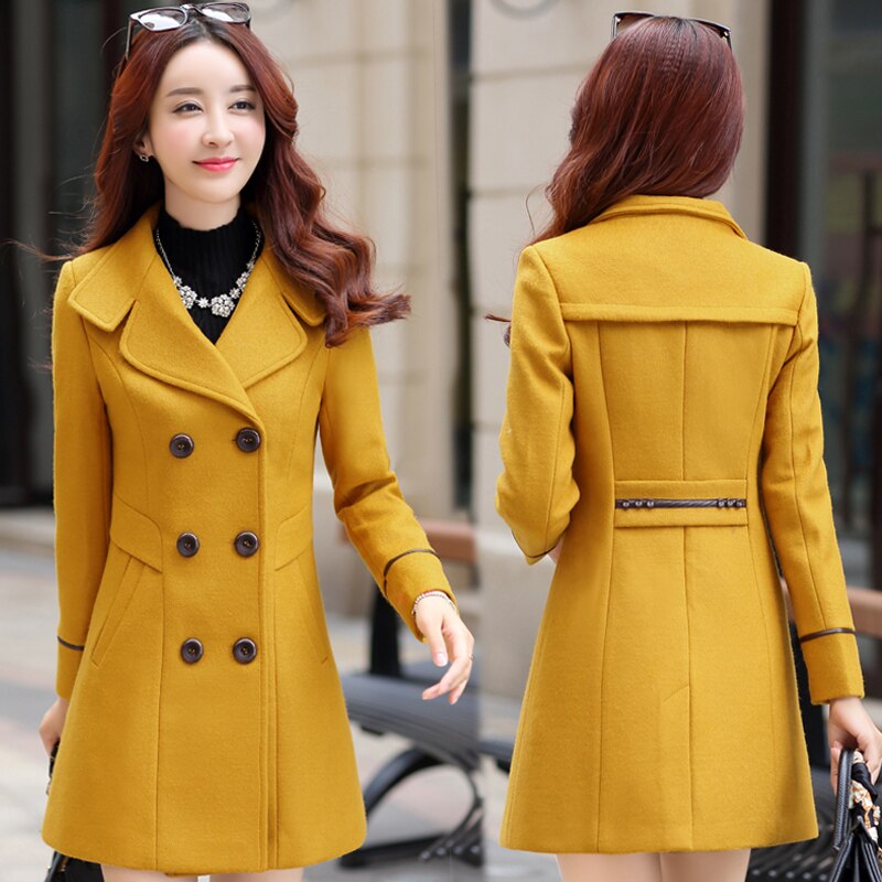 Women's Slim Wool Coat