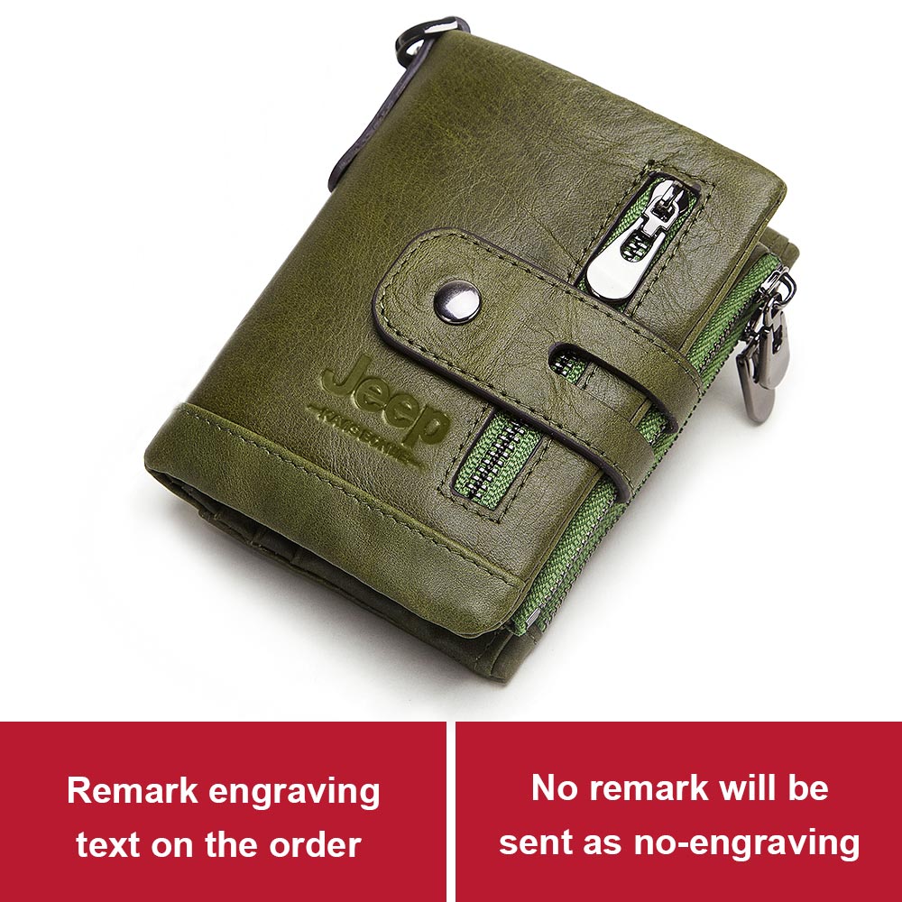 Men's Personalized Leather Wallet