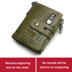 Men's Personalized Leather Wallet