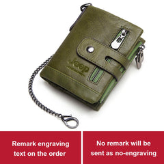 Men's Personalized Leather Wallet