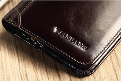 Fashion Short Genuine Leather Men's Wallet