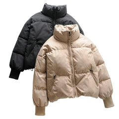 Women's Solid Color Oversized Parka