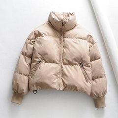 Women's Solid Color Oversized Parka