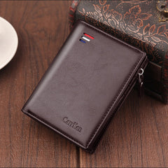 Men's Short Leather Wallet