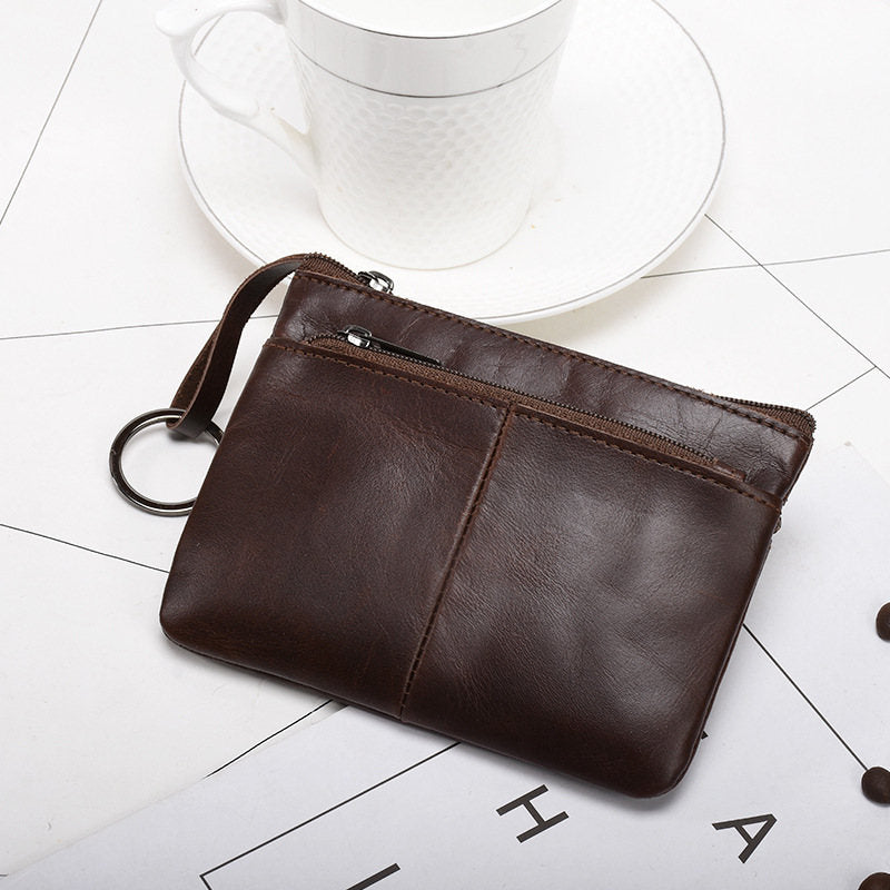 Men's Genuine Leather Short Wallet