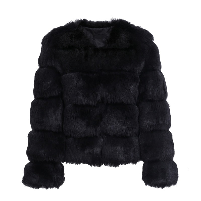 Women's Fluffy Fur Coat