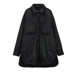 Women's Casual Cotton Single Breasted Coat