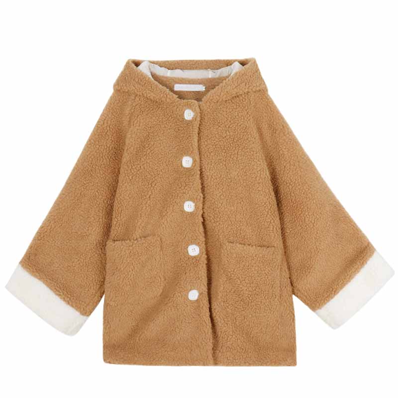 Elegant Faux Fur Kawaii Teddy Bear Coat