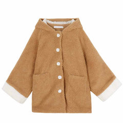 Elegant Faux Fur Kawaii Teddy Bear Coat