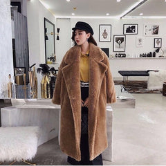 Winter Long Faux Fur Coat for Women