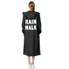 Unisex Windproof Hooded Raincoat