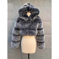 Women's  Fluffy Faux Fur Coat