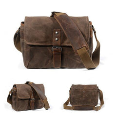 Men's Vintage Canvas Shoulder Bag