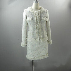 Women's Winter Tweed Skirt Suit