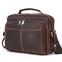 Men's Solid Leather Briefcase