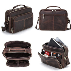 Men's Solid Leather Briefcase