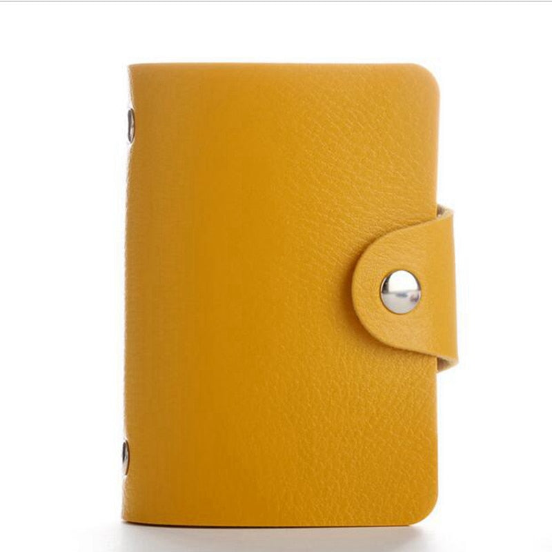 Fashion PU Leather Card Holder
