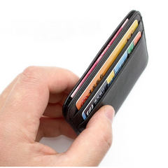 Extra Slim Leather Card Holder