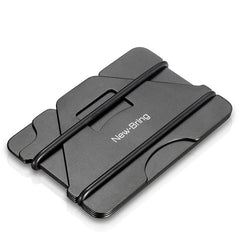 Multi-Function Black Metal Card Holder