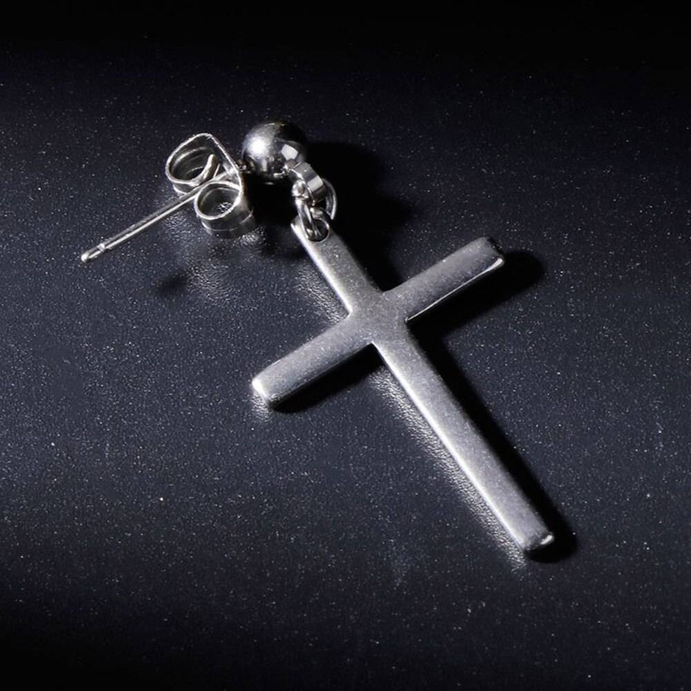 Unisex Cross Earring