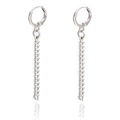 Punk Style Tassel Earrings for Men