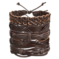 Vintage Multilayer Leather Bracelet for Men
