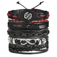 Vintage Multilayer Leather Bracelet for Men