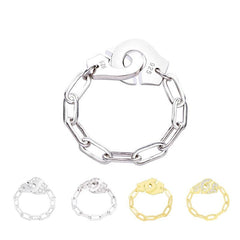 Sterling Silver Handcuff Ring