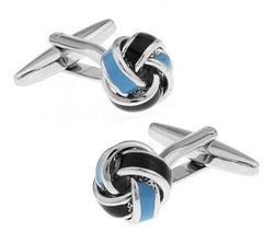 Men's Unique Rope Illusion Cufflinks