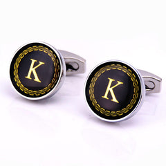 Litera Printed Men's Cufflinks