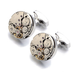 Men's Multicoloured Stainless Steel Cufflinks
