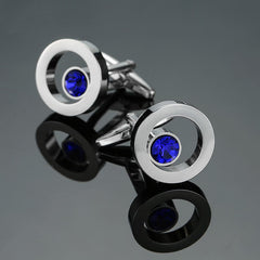 Fashionable Round Cufflinks for Men
