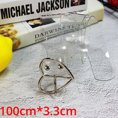 Women's Leather Belt Decorated with Heart