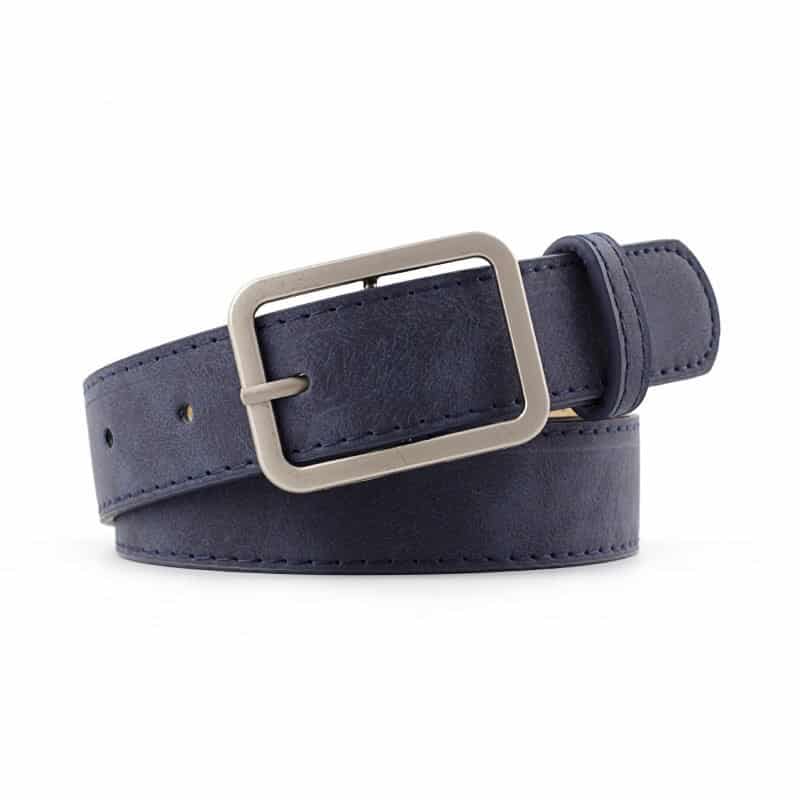 Women's Wide Leather Waist Belt