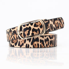 Women's Vintage Animal Textured Belt