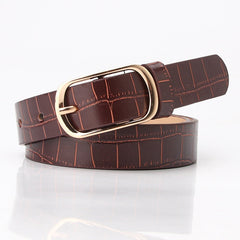 Women's Vintage Animal Textured Belt