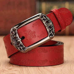 Women's Genuine Leather Vintage Belt