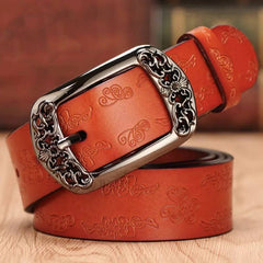 Women's Genuine Leather Vintage Belt