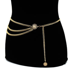Stylish Metal Chain Belt