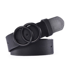 Women's Classic Belt with Double O-Ring Buckle