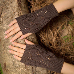 Women's Knitted Fingerless Gloves