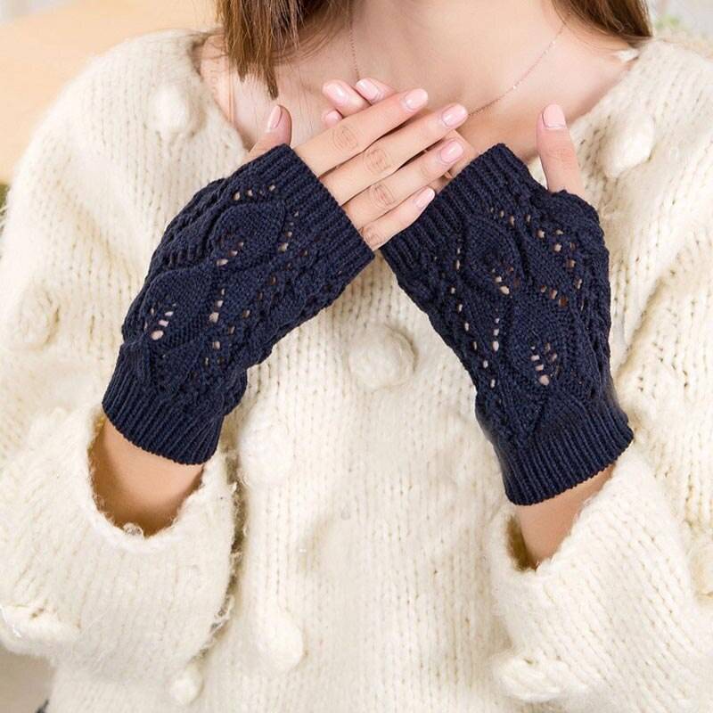 Women's Knitted Fingerless Gloves