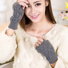 Women's Knitted Fingerless Gloves