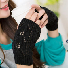 Women's Knitted Fingerless Gloves