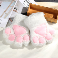 Women's Kitten Paw Warm Gloves