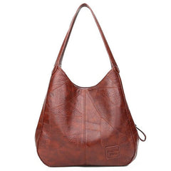 High-Capcaity PU Leather Women's Handbag