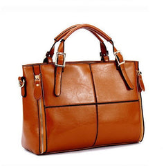 Women's Luxury Leather Top-Handle Bag