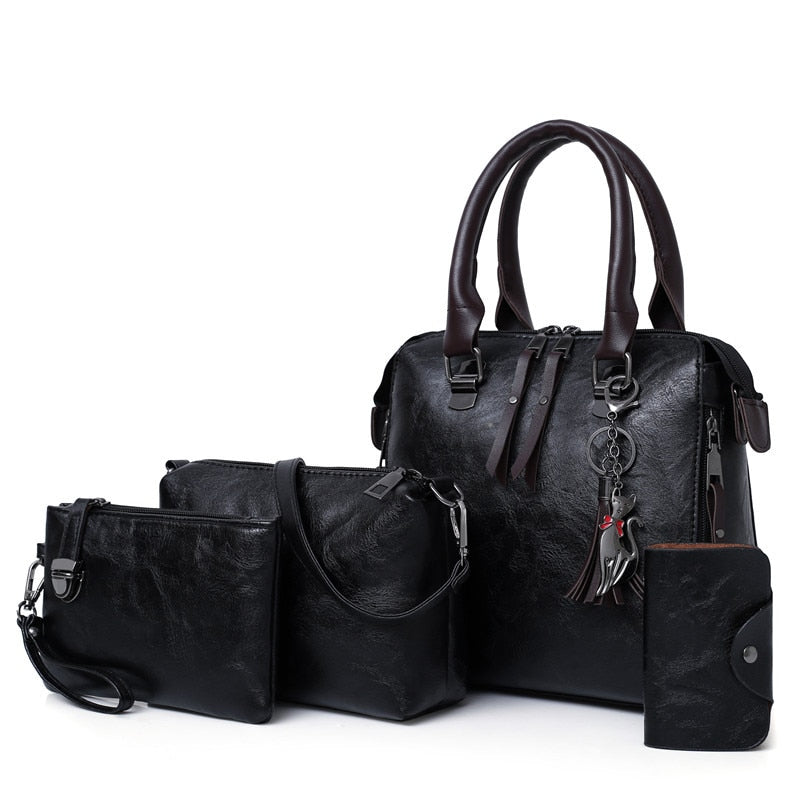 Women's Leather Shoulder Messenger Bag