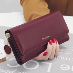 Women's Leather Multi-Functional Long Wallet