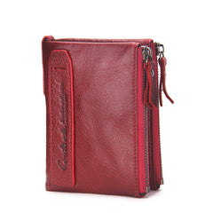 Stylish Compact Genuine Leather Women's Wallet